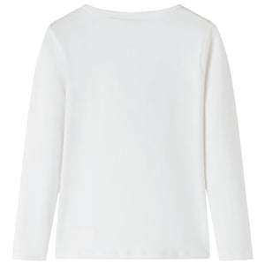 Maglietta per Bambini a Maniche Lunghe Pony Ecrù 140 13628