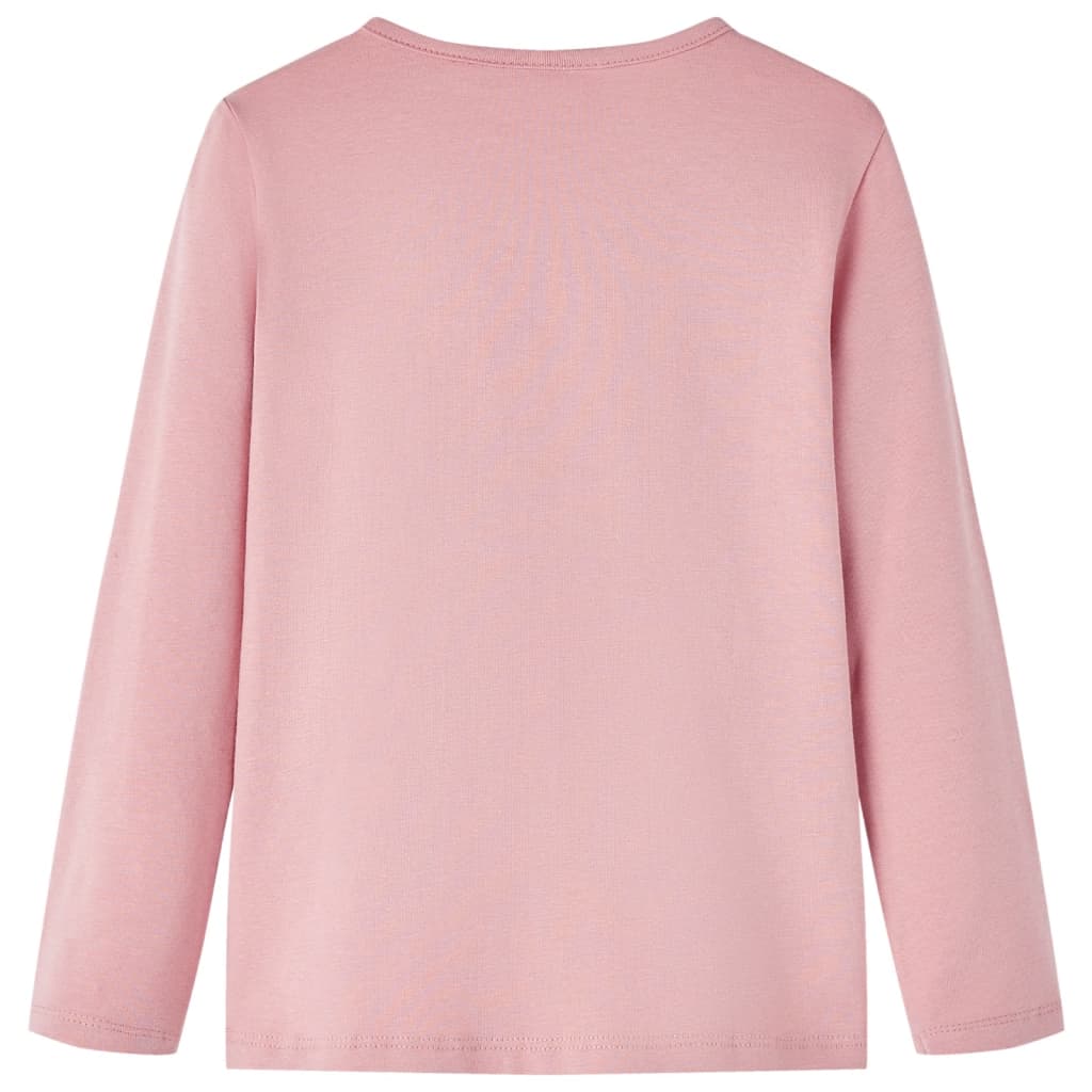 Maglietta per Bambini a Maniche Lunghe Rosa Chiaro 116cod mxl 84306