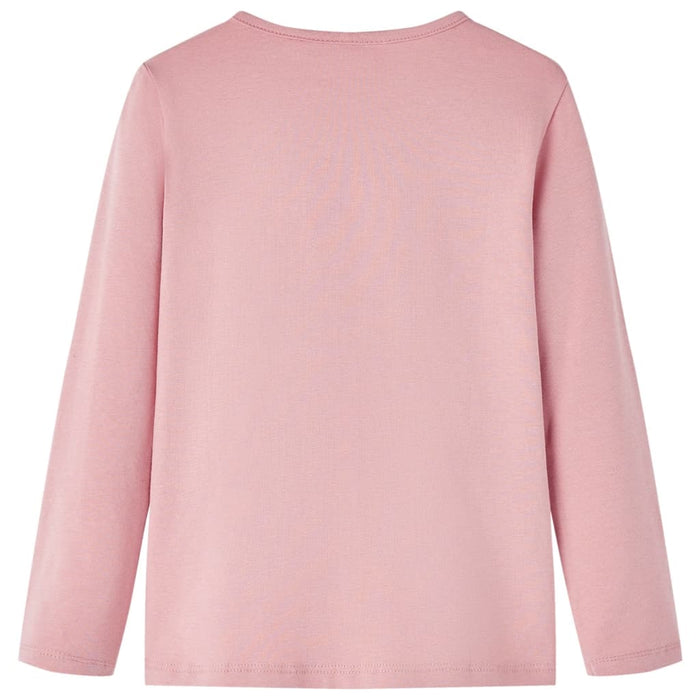 Maglietta per Bambini a Maniche Lunghe Rosa Chiaro 116cod mxl 84306