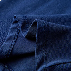 Maglietta per Bambini Maniche Lunghe Blu Marino 116