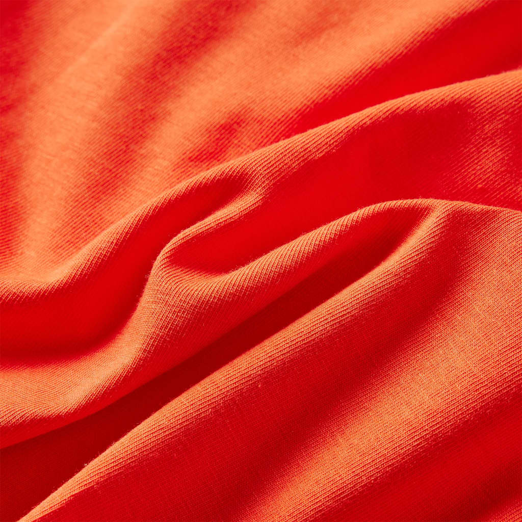 Maglietta da Bambina Maniche Lunghe Arancione Scuro 92 13644