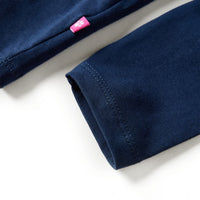 Maglietta per Bambini Maniche Lunghe Blu Marino 92 13649