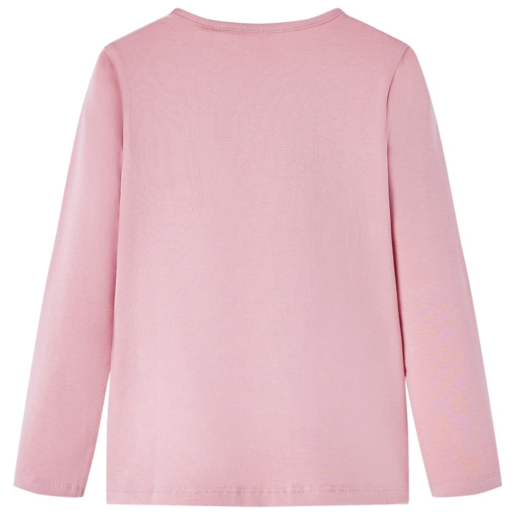 Maglietta per Bambini a Maniche Lunghe Rosa Chiaro 104 13690