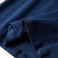 Maglietta da Bambina a Maniche Lunghe Blu Marino 140 13698