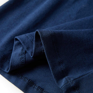 Maglietta da Bambina a Maniche Lunghe Blu Marino 140 13698