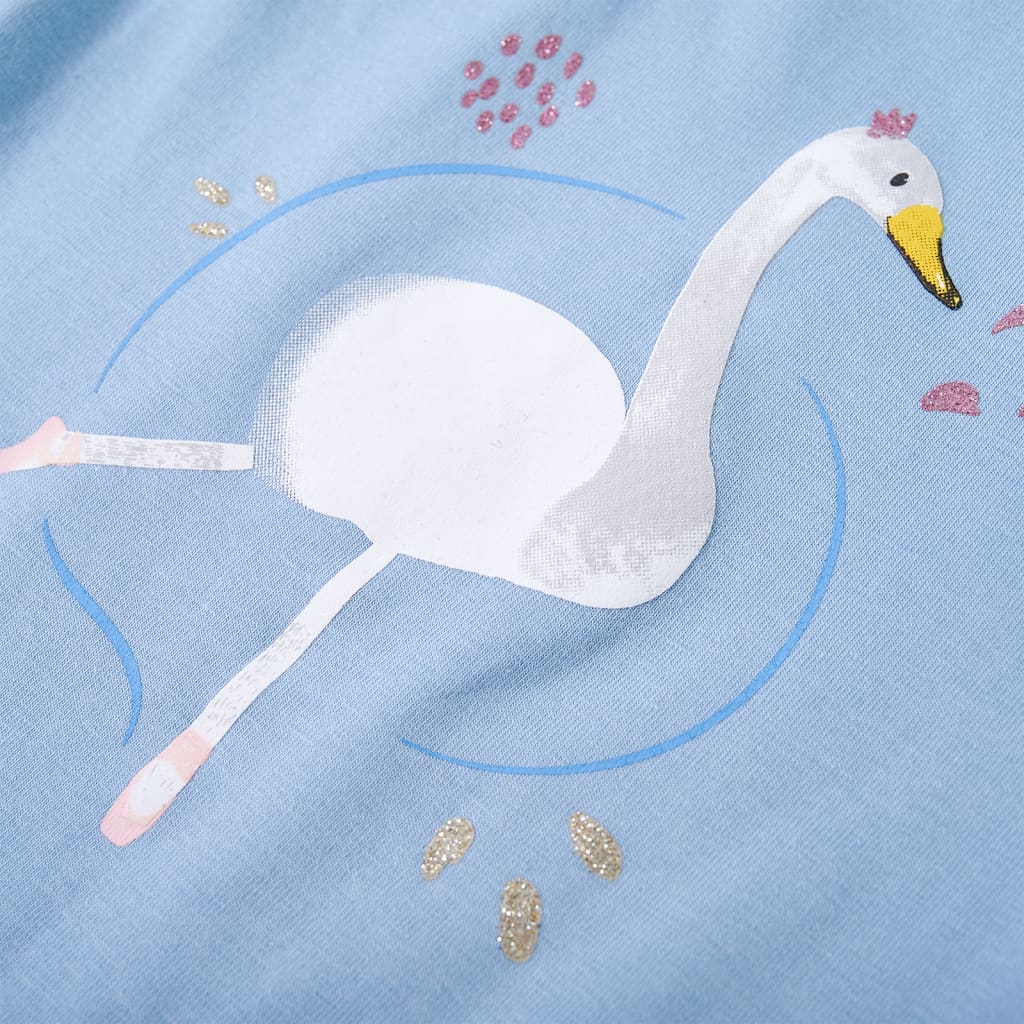 Maglietta per Bambini a Maniche Lunghe Blu Chiaro 104 13700