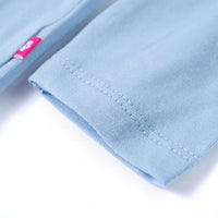 Maglietta per Bambini a Maniche Lunghe Blu Chiaro 116 13701