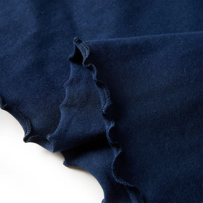 Maglietta Bambina Maniche Lunghe Blu Marino 104 13710