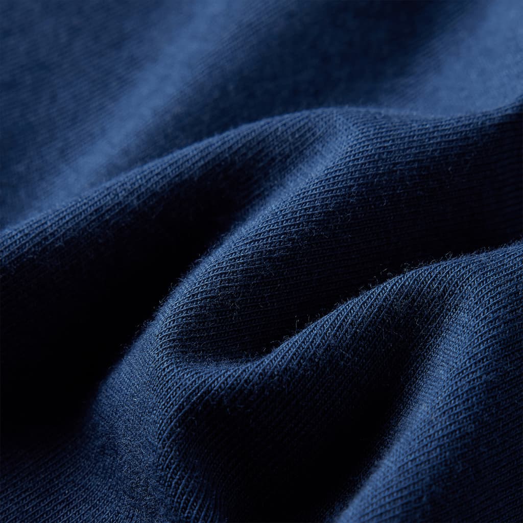 Maglietta Bambina Maniche Lunghe Blu Marino 104 13710