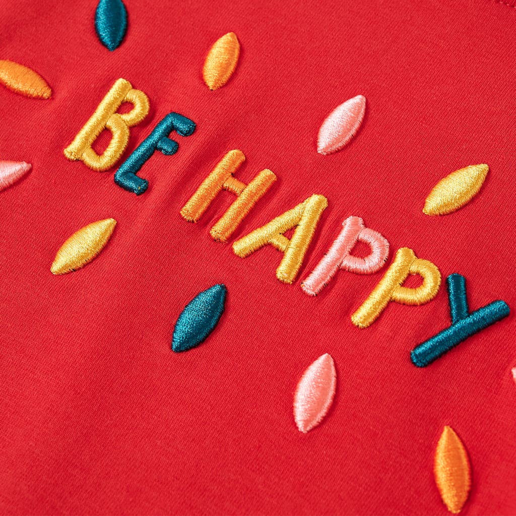 Maglietta per Bambini a Maniche Lunghe Rossa 92 13714