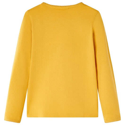 Maglietta per Bambini Maniche Lunghe Ocra Scuro 116cod mxl 117297