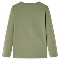 Maglietta per Bambini a Maniche Lunghe Cachi 92cod mxl 132385