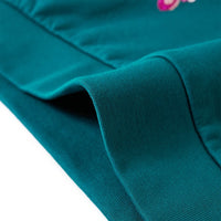 Felpa da Bambina Verde Scuro 140 13748