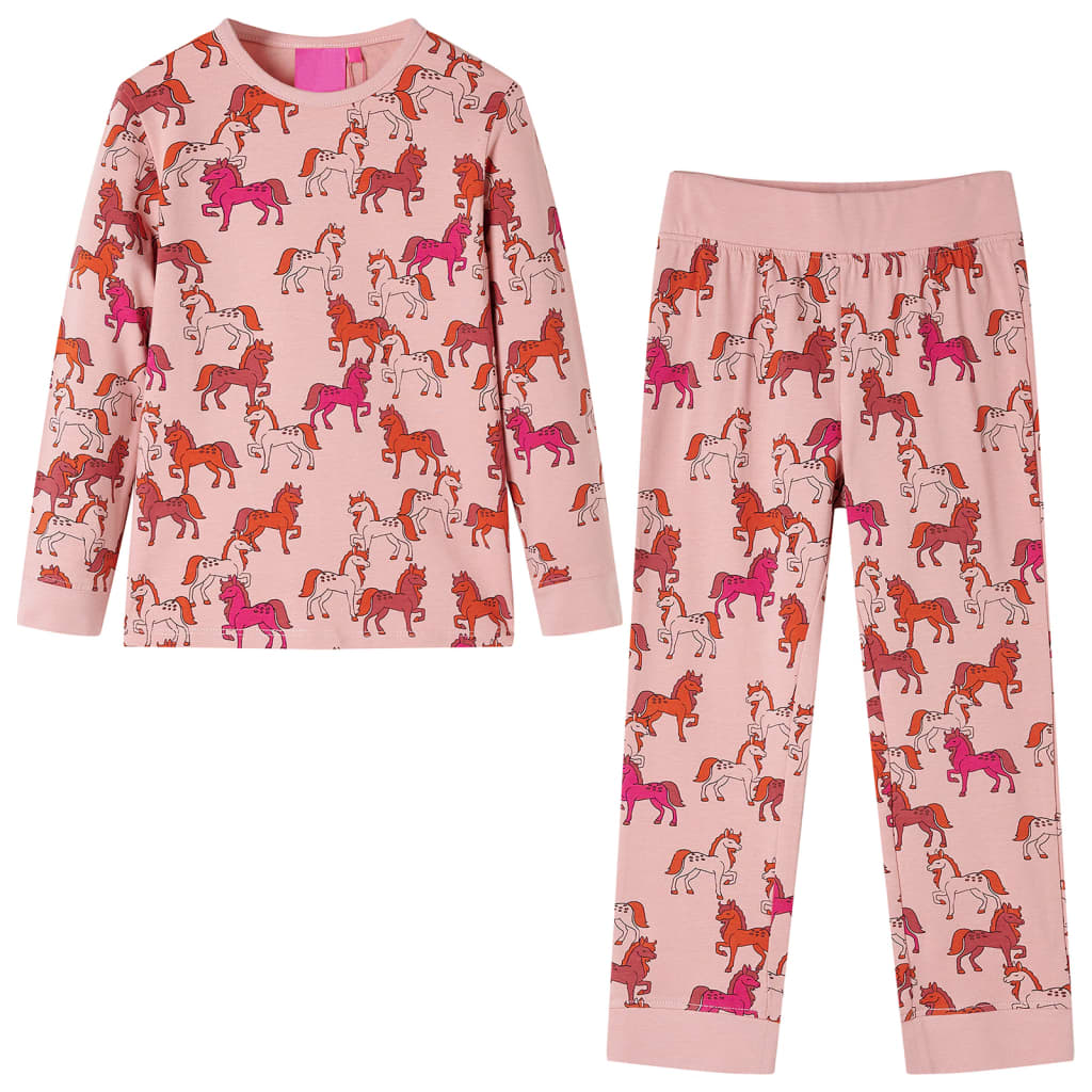 Pigiama per Bambini a Maniche Lunghe Rosa Chiaro 92cod mxl 109380