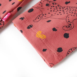 Pigiama da Bambina a Maniche Lunghe Rosa Antico 128 13762