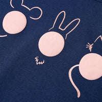 Maglietta da Bambino a Maniche Lunghe Blu Marino 92 13764