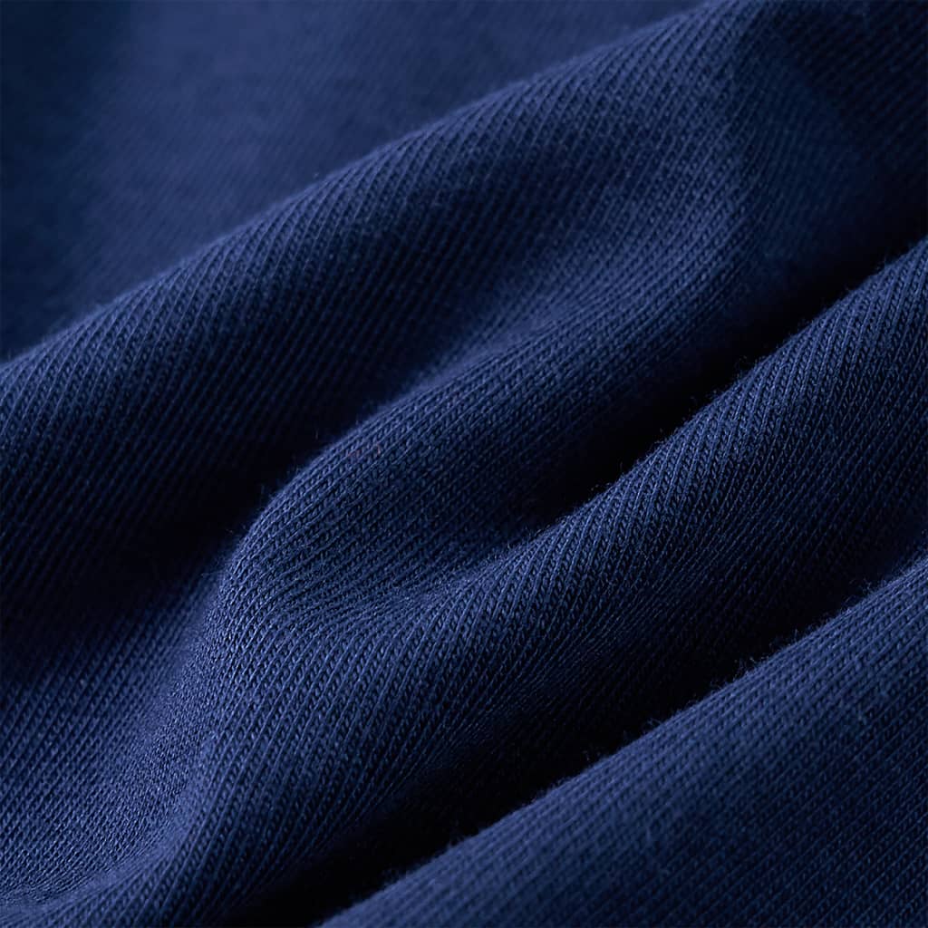 Maglietta da Bambino a Maniche Lunghe Blu Marino 116 13766