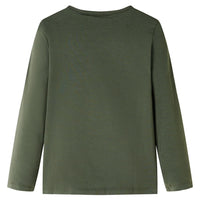 Maglietta da Bambino a Maniche Lunghe Cachi 116 13771