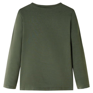 Maglietta da Bambino a Maniche Lunghe Cachi 116