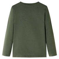 Maglietta da Bambino a Maniche Lunghe Cachi 140