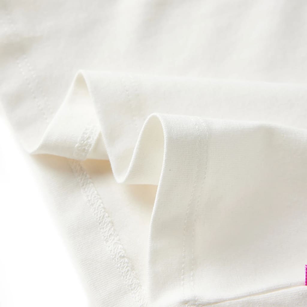 Maglietta da Bambina a Maniche Lunghe Ecru 104 13790