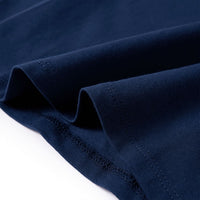 Maglietta da Bambina Maniche Lunghe Blu Marino 104 13800