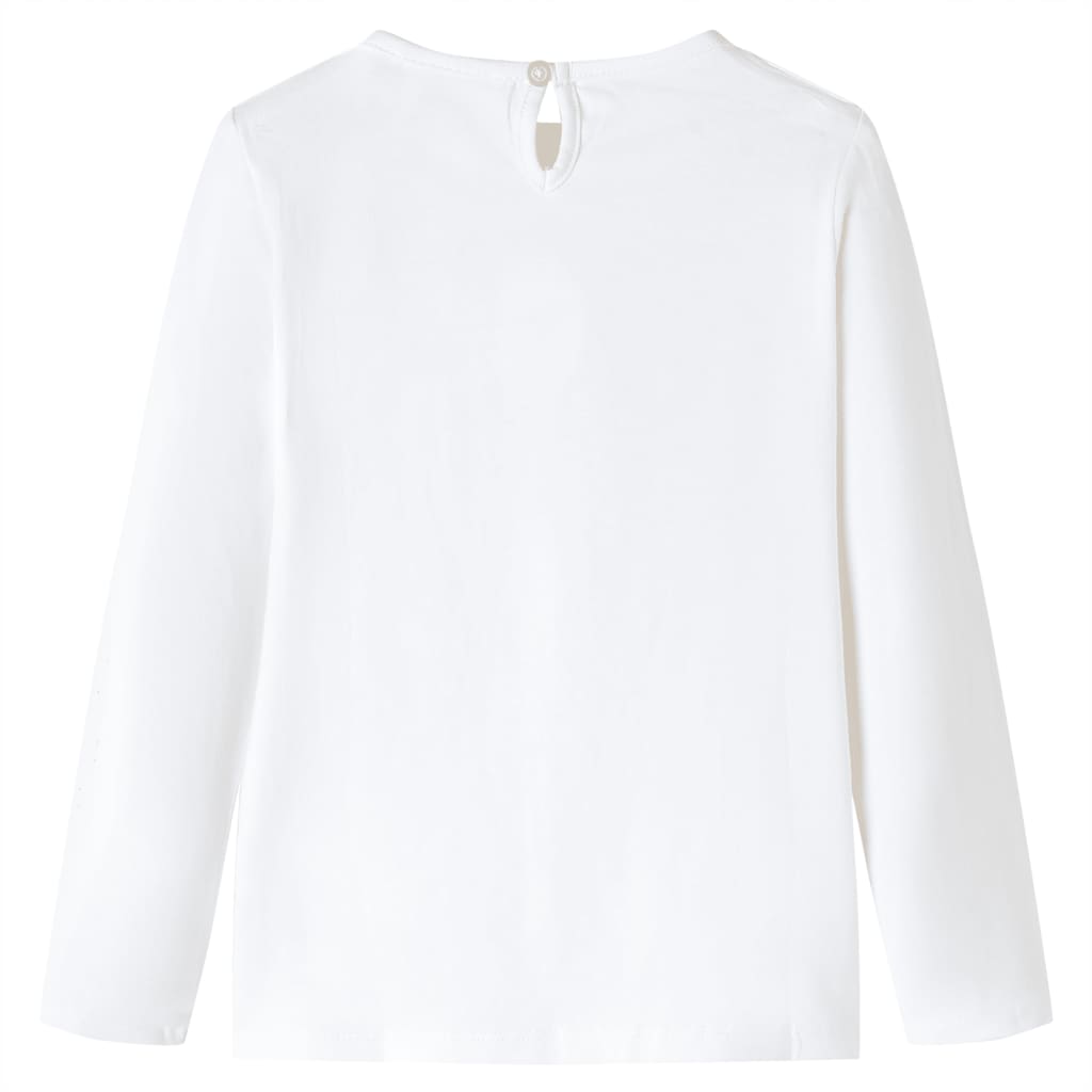 Maglietta da Bambino a Maniche Lunghe Ecru 92 13814