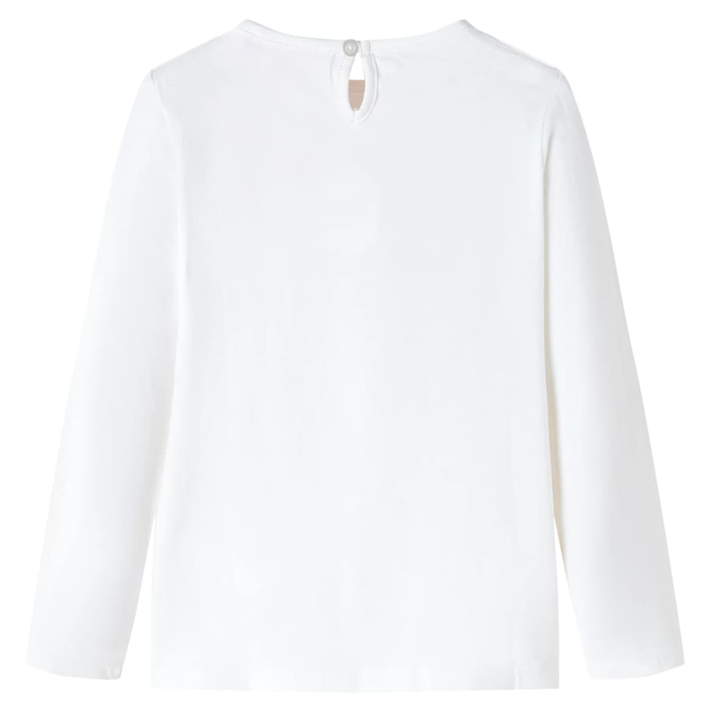 Maglietta da Bambino a Maniche Lunghe Ecru 140cod mxl 84367