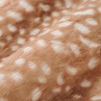 Cappotto da Bambina in Pelliccia Sintetica Cognac 116 13846