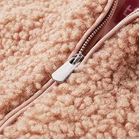 Giacca Cappuccio da Bambina Pelliccia Sintetica Teddy Cognac Chiaro 92 13869