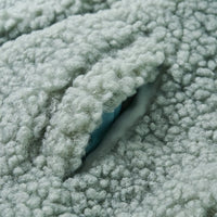 Giacca con Cappuccio Bambina Pelliccia Sintetica Teddy Verde Menta 128 13877