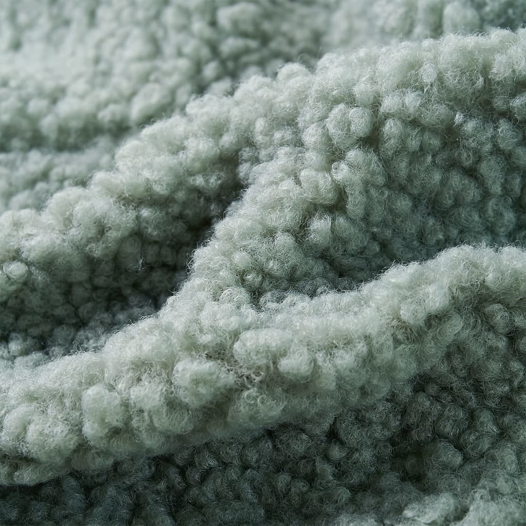 Giacca con Cappuccio Bambina Pelliccia Sintetica Teddy Verde Menta 128 13877