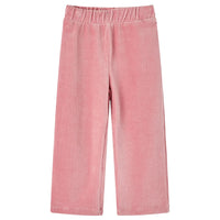 Pantaloni per Bambini in Velluto a Coste Rosa Chiaro 128cod mxl 108149