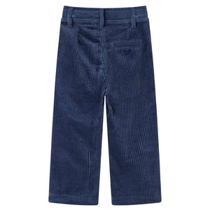 Pantaloni da Bambino in Velluto a Coste Blu Marino 104cod mxl 108027