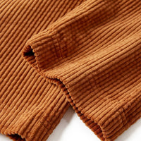 Pantaloni per Bambini in Velluto a Coste Cognac 104 13930
