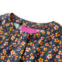 Abito da Bambina a Maniche Lunghe Blu Marino 92cod mxl 84373