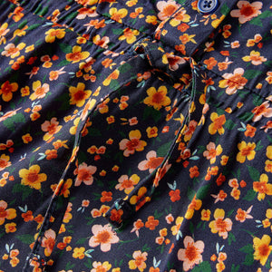 Abito da Bambina a Maniche Lunghe Blu Marino 104 13950