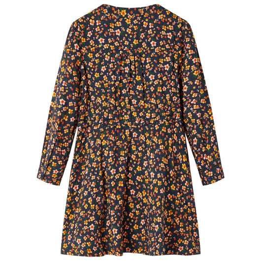 Abito da Bambina a Maniche Lunghe Blu Marino 128cod mxl 132469