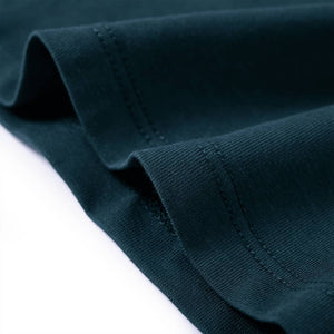 Maglietta da Bambina a Maniche Lunghe Verde Scuro 104 13980