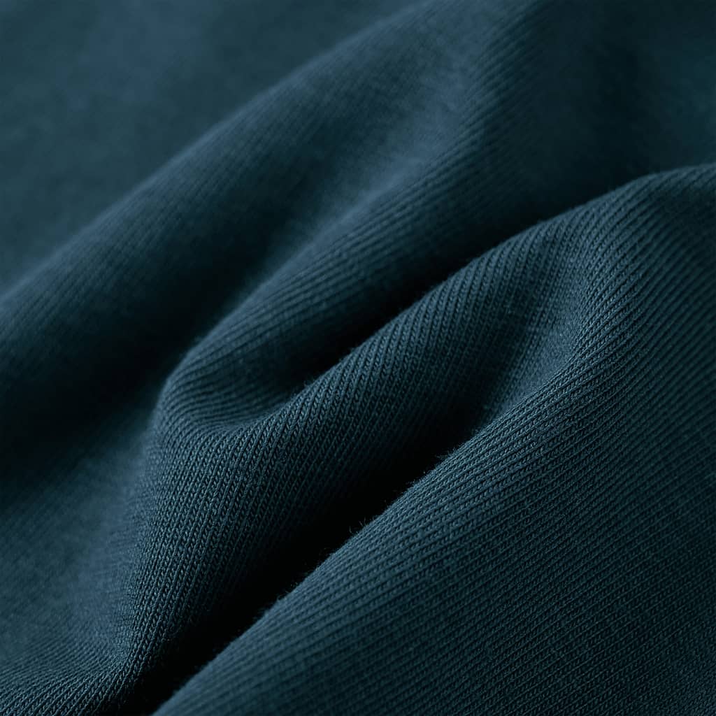 Maglietta da Bambina a Maniche Lunghe Verde Scuro 116 13981