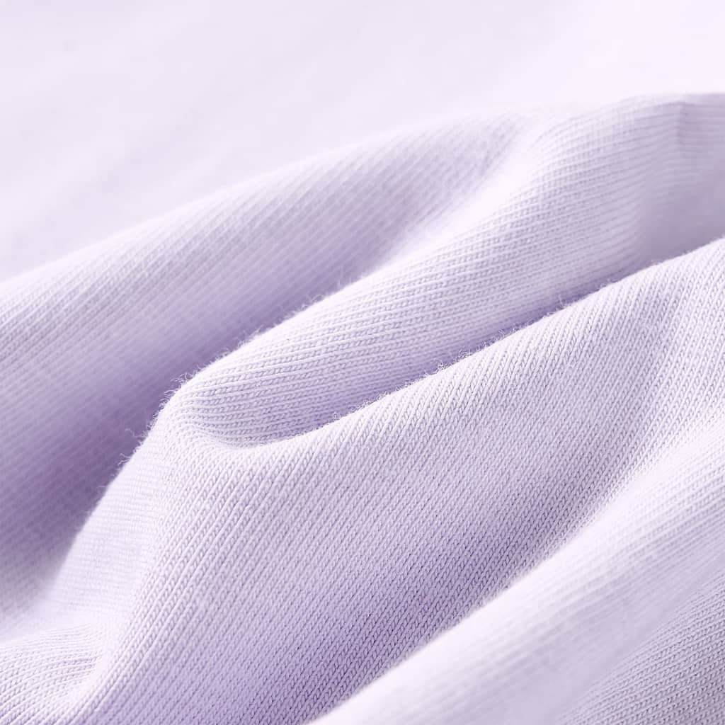 Maglietta da Bambina a Maniche Lunghe Lilla Chiaro 92 13994