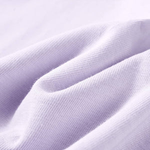 Maglietta da Bambina Maniche Lunghe Lilla Chiaro 140