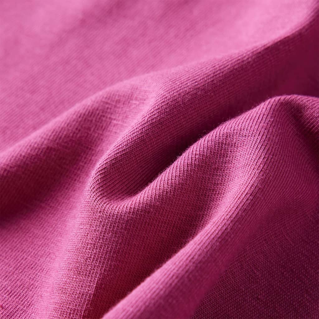 Maglietta da Bambina a Maniche Lunghe Lampone 104 14025