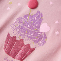 Maglietta per Bambine a Maniche Lunghe Rosa Chiaro 92 14054