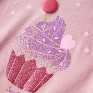 Maglietta per Bambine a Maniche Lunghe Rosa Chiaro 92 14054