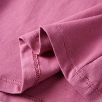 Maglietta da Bambina Maniche Lunghe Lampone 92 14069