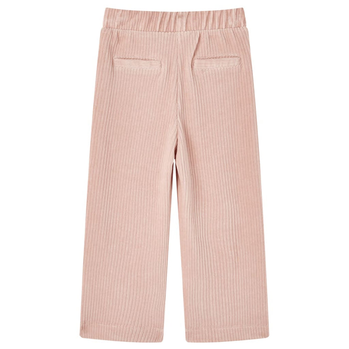 Pantaloni per Bambini in Velluto a Coste Rosa Chiaro 104 14075