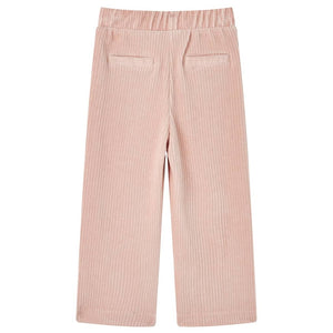 Pantaloni per Bambini in Velluto a Coste Rosa Chiaro 128cod mxl 108148