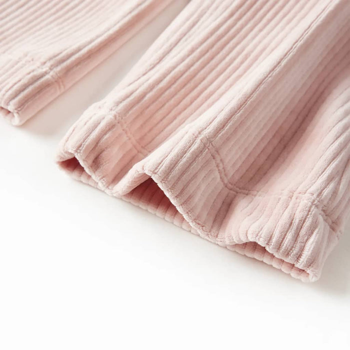Pantaloni per Bambini in Velluto a Coste Rosa Chiaro 128 14077