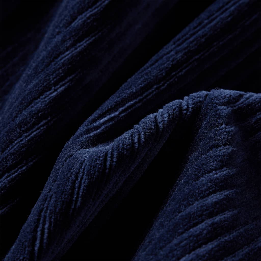 Pantaloni da Bambino in Velluto a Coste Blu Marino 92 14079